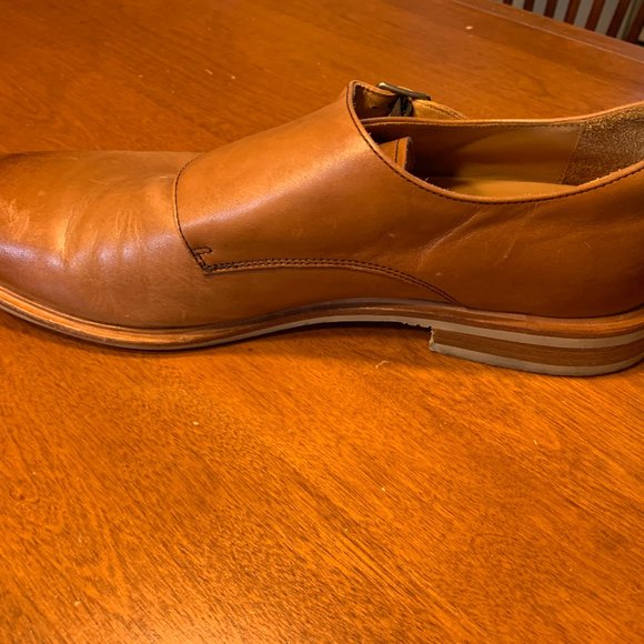 Warfield & Grand "James" Brown Leather Double Monk Strap Slip On Men's 10-M NICE - Picture 7 of 13